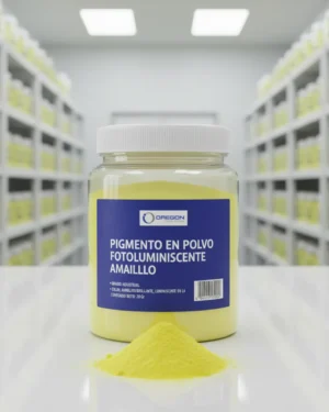 Pigmento En Polvo Fotoluminiscente Amarillo