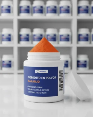Pigmento En Polvo Naranjo 45 Ml