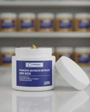 Pigmento En Pasta Metalico Oro Rich 50G