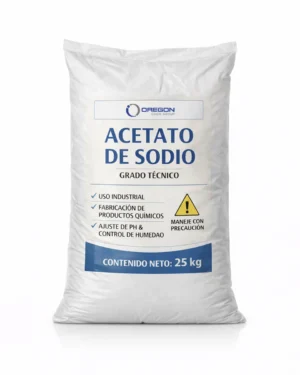 Acetato De Sodio Grado Tecnico 25 Kg