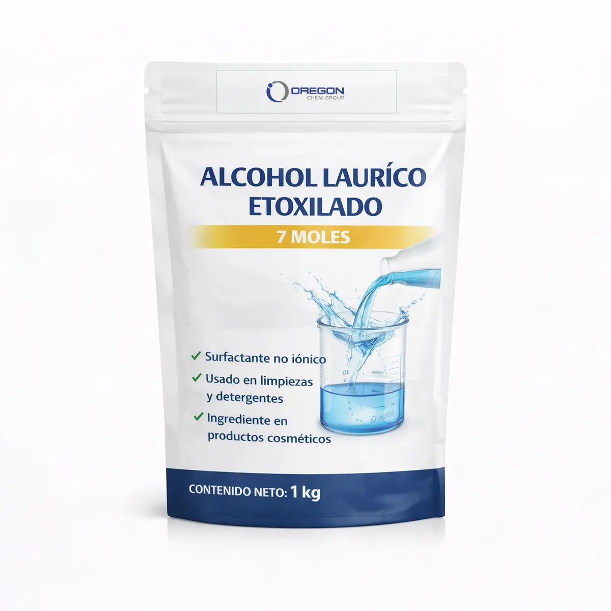 Alcohol Lauríco Etoxilado 7 Moles 1 Alcohol Laurico Etoxilado 1 Kg