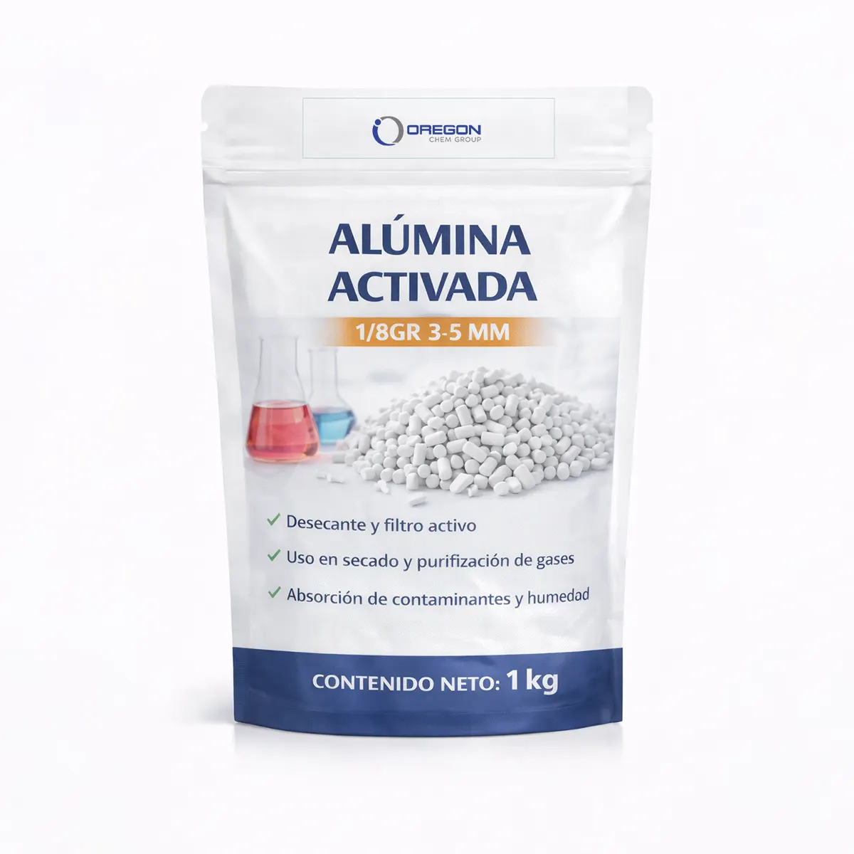 Alúmina Activada 1/8GR 3-5 MM 1 Alumina Activada 1 Kg