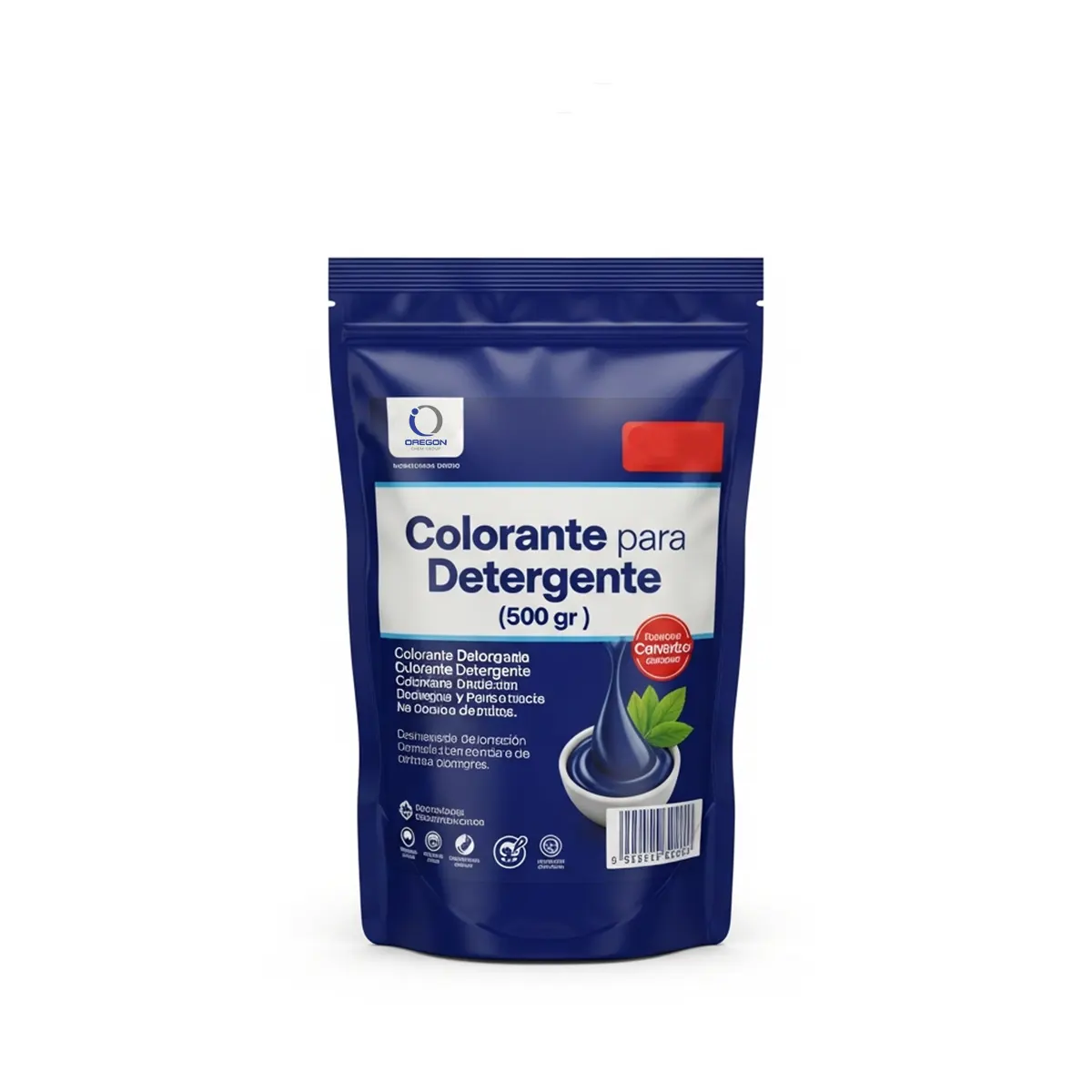 Colorante para detergentes 3 Colorante Para Detergentes Verde Azulado 500 Gr