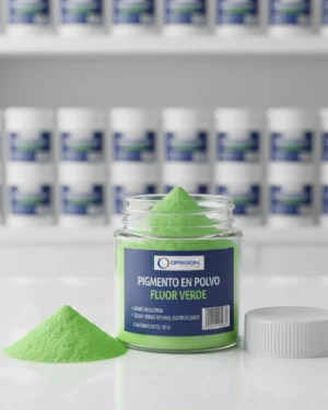 Pigmento En Polvo Fluor Verde 10 Gr