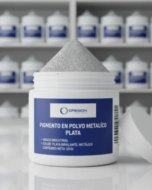 Pigmento En Polvo Metalico Plata 50Gr