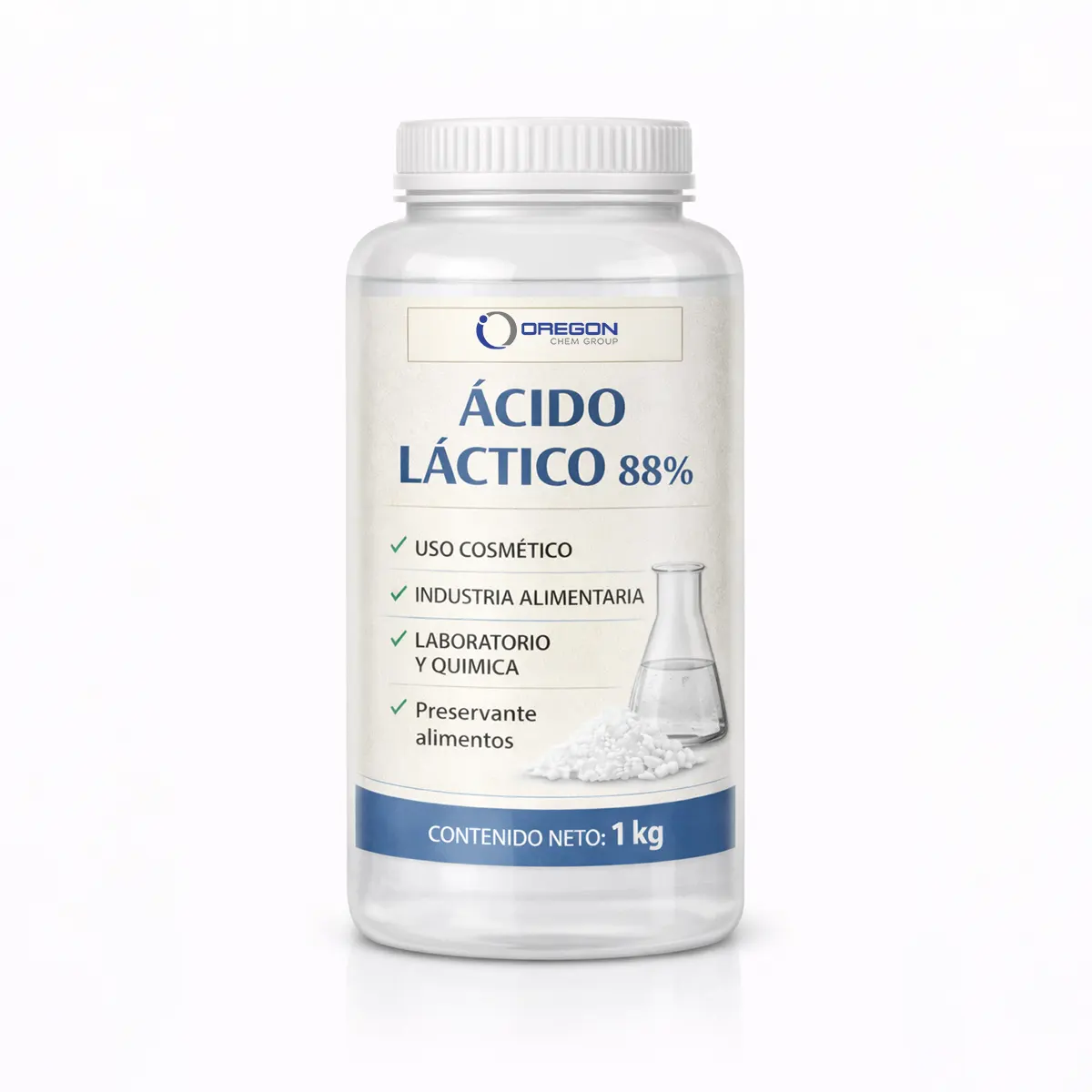 Ácido Láctico 88% 1 Acido Lactico 1 Kg