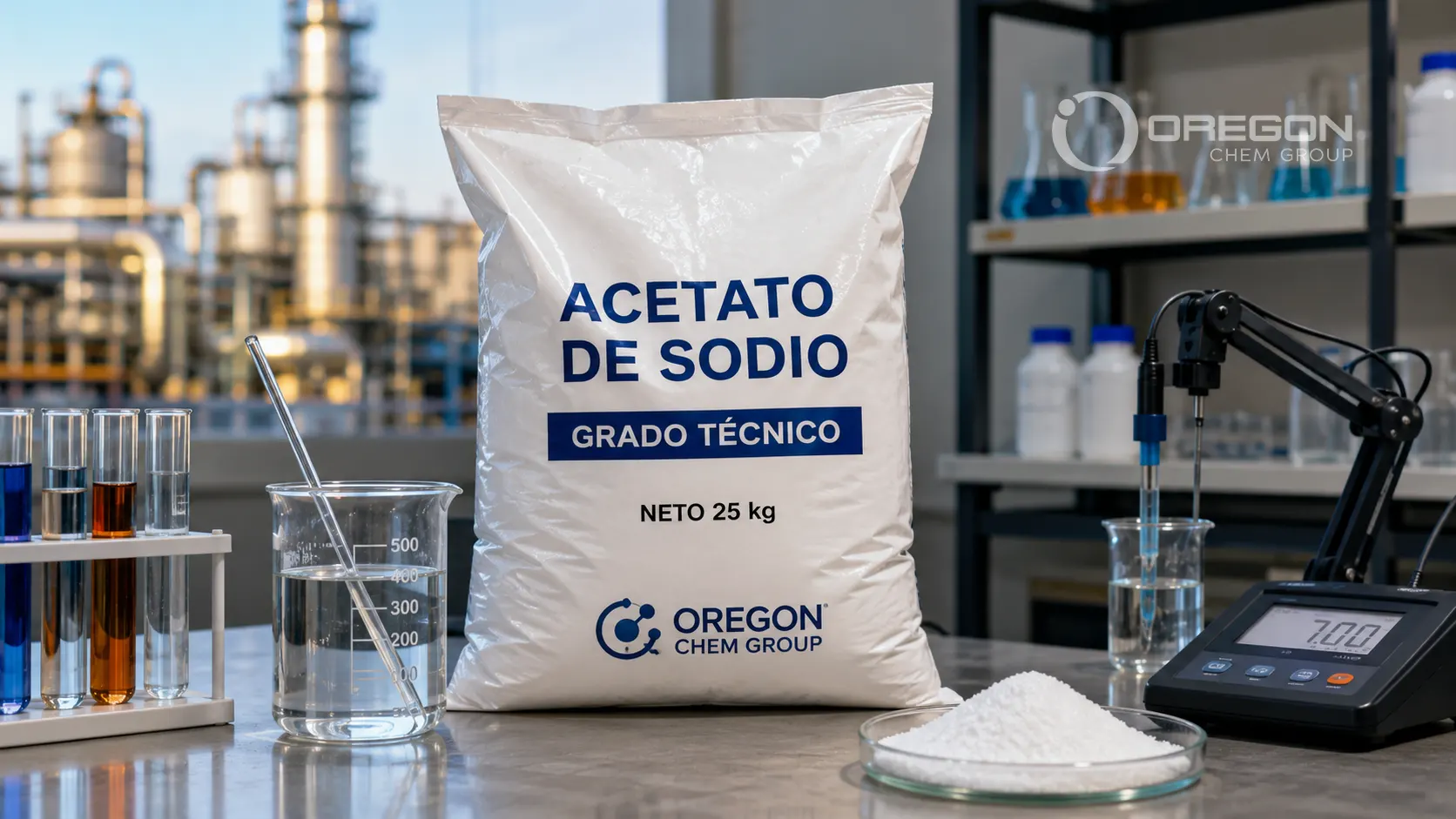 Acetato de Sodio Grado Técnico en Chile: Aplicaciones, Beneficios y Factores Clave para una Compra Inteligente 1 Acetato De Sodio