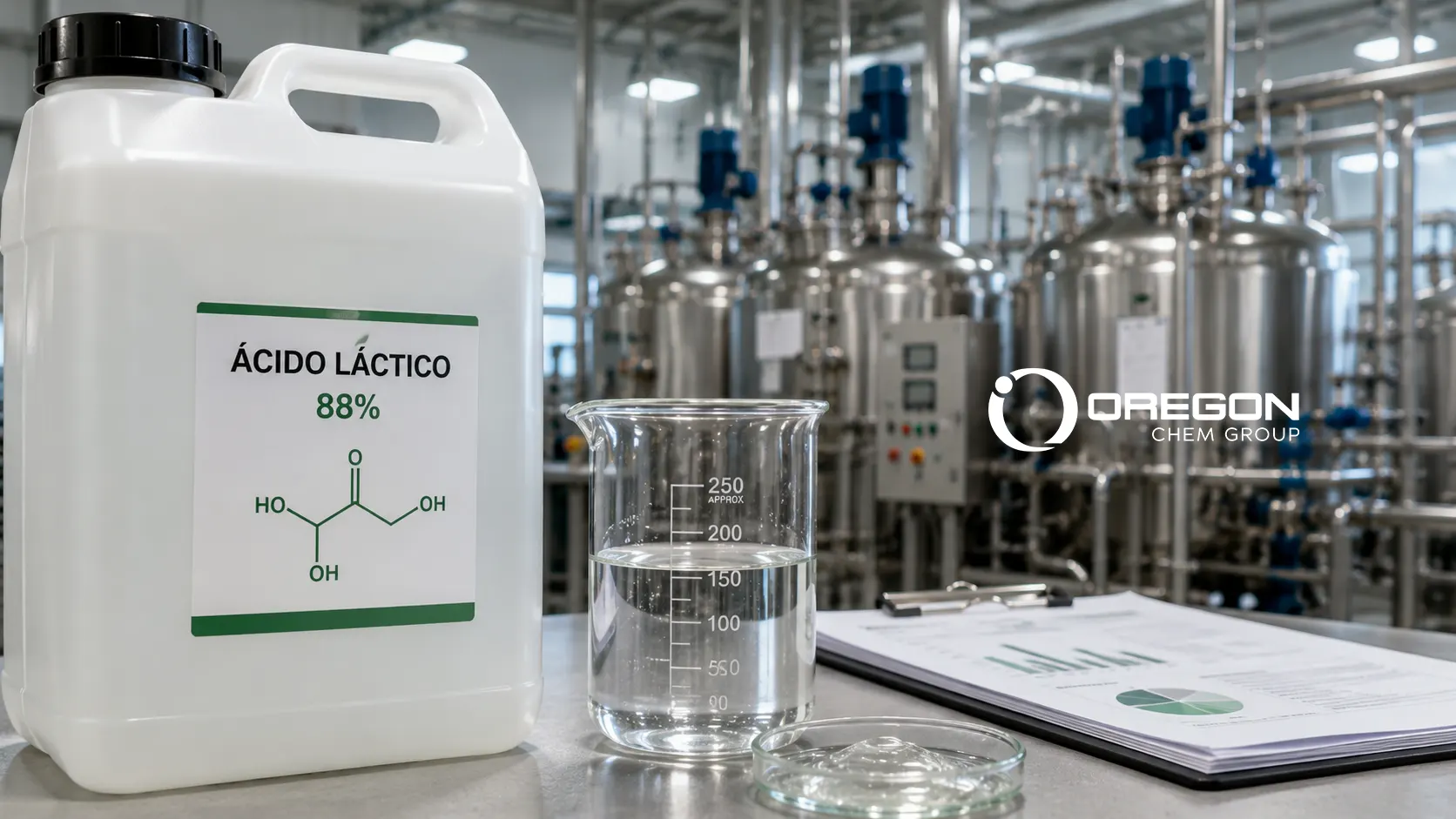 Ácido Láctico 88%: la materia prima que está transformando las formulaciones industriales modernas 1 Ácido Láctico