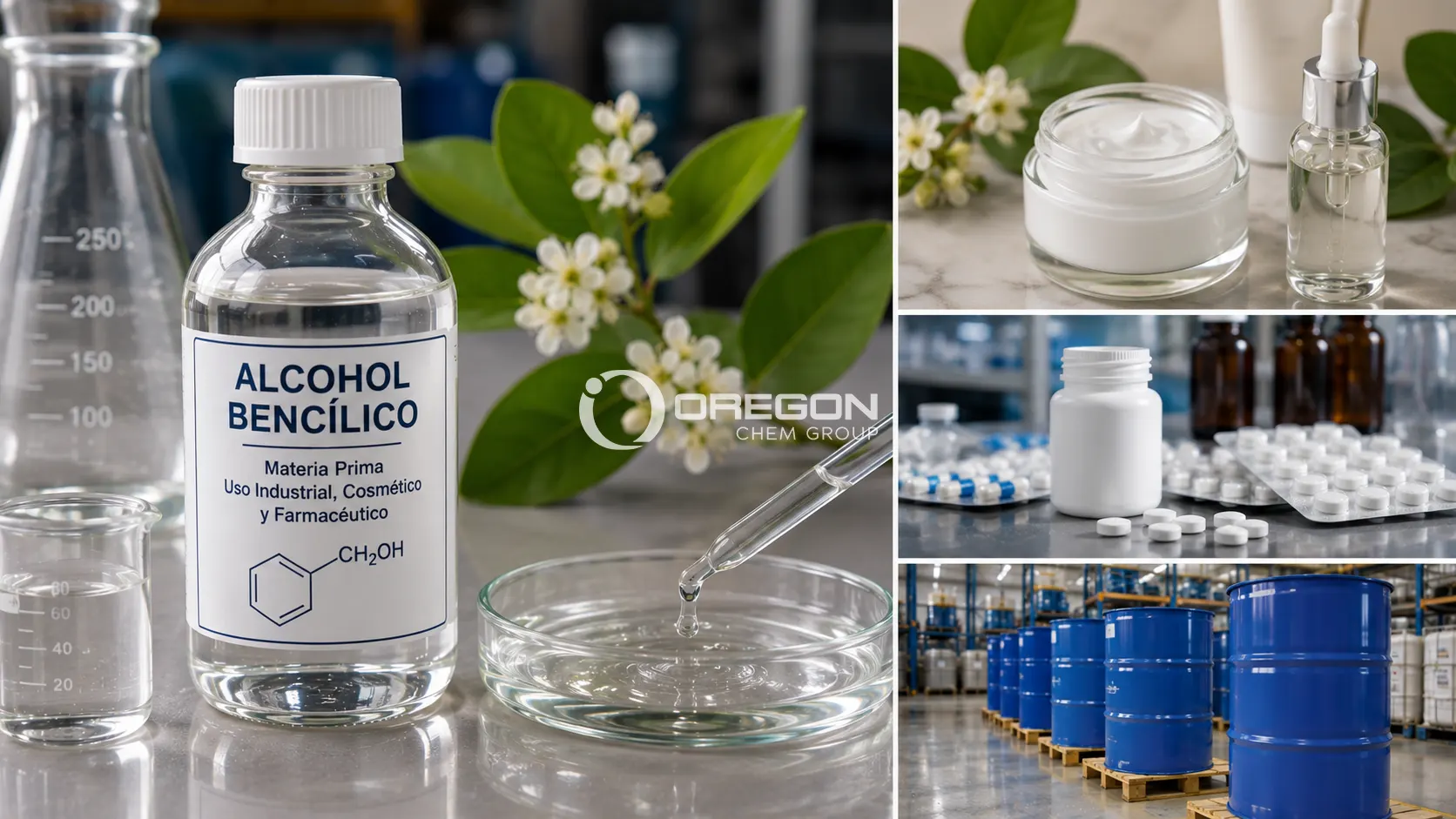 Alcohol Bencílico: una materia prima clave para formulaciones cosméticas, farmacéuticas e industriales 1 Alcohol Bencílico