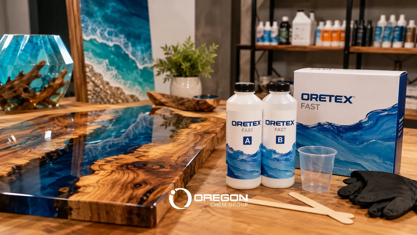 Resina Epóxica Oretex Fast en Chile: compra rápida, acabado brillante y aplicación versátil 1 Resina Epóxica